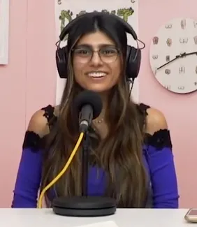 Mia Khalifa, adult film actress, portrait